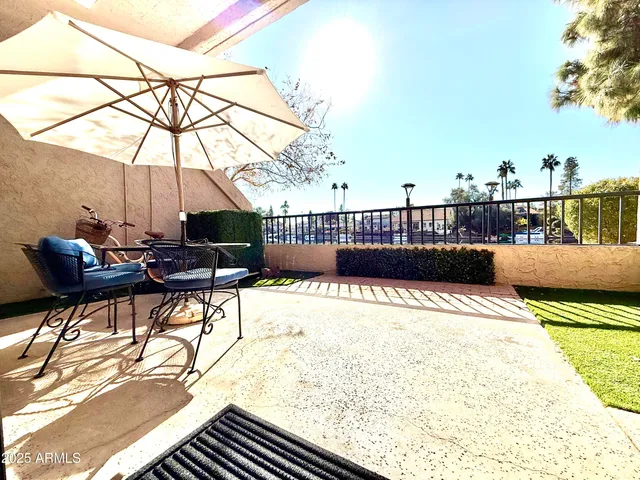 a room with patio outer view and wooden floor