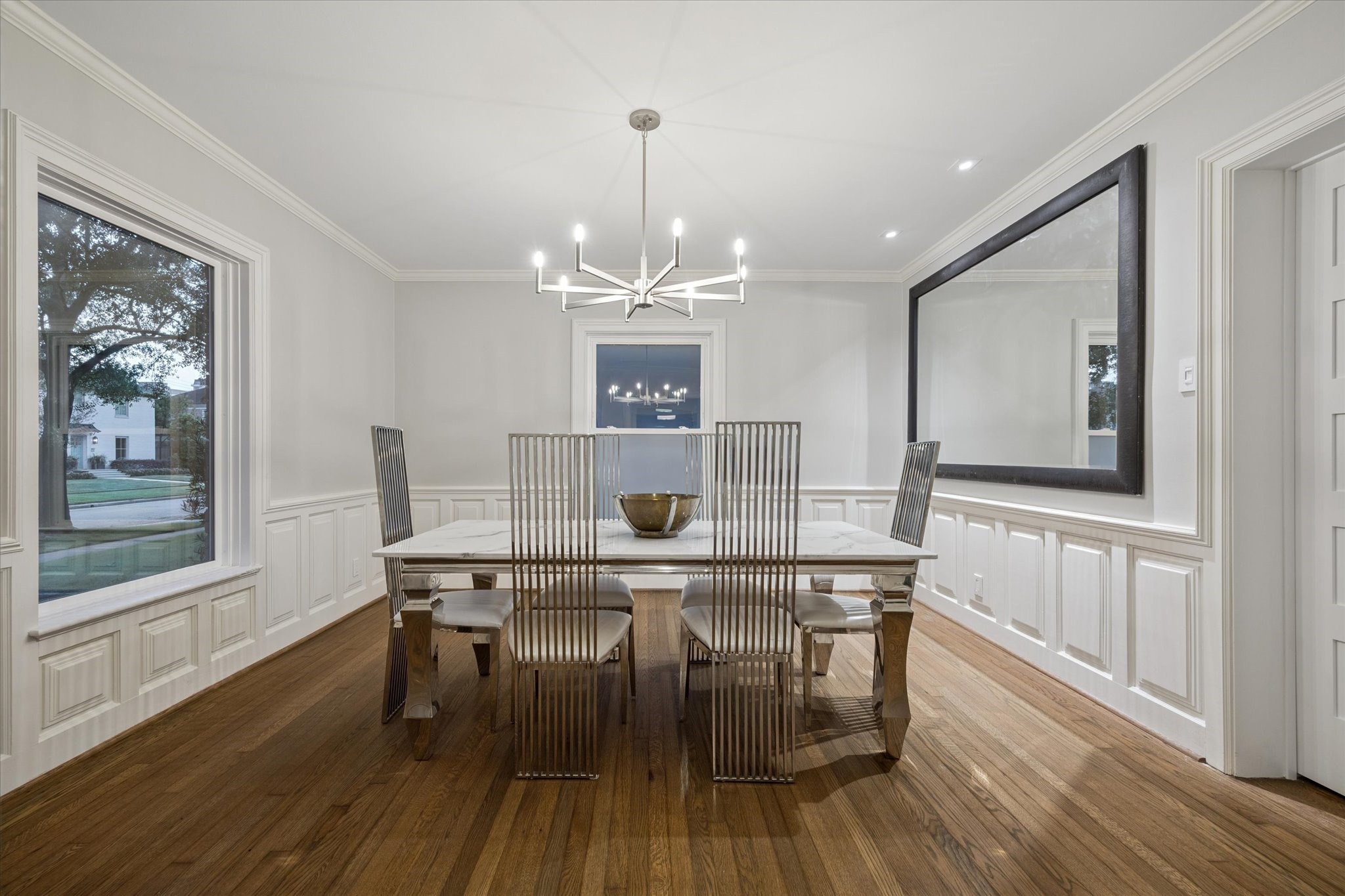 2420 Locke Lane Houston, TX 77019 - Photo 7 of 37 Another view of the Formal Dining Room. Doorway to the right leads to the Working Kitchen.