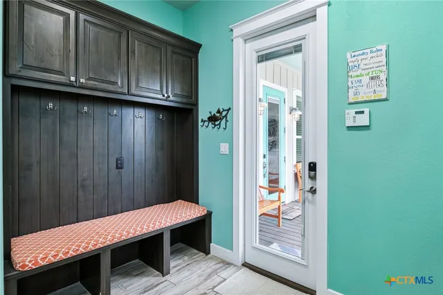 a room with storage and utility