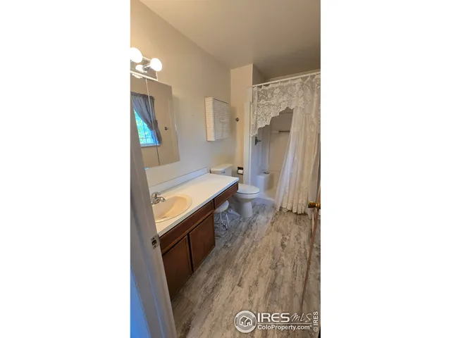 a open hall with a fireplace