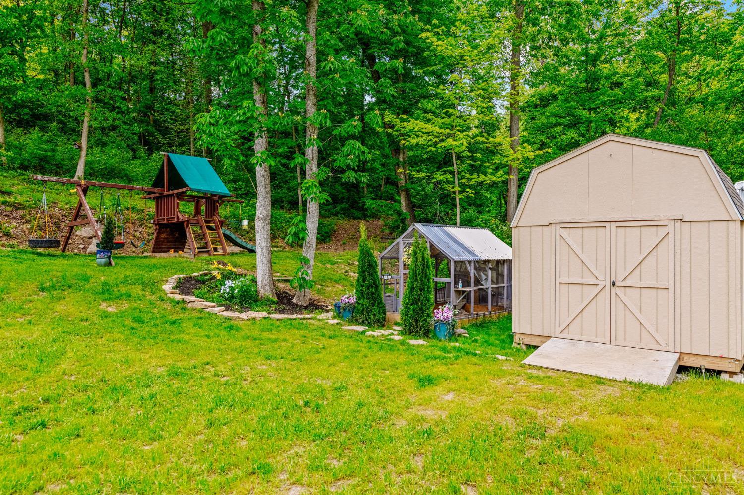 8200 Hopper Road Cincinnati, OH 45255 - Photo 67 of 80 Shed, playset and chicken coop convey.