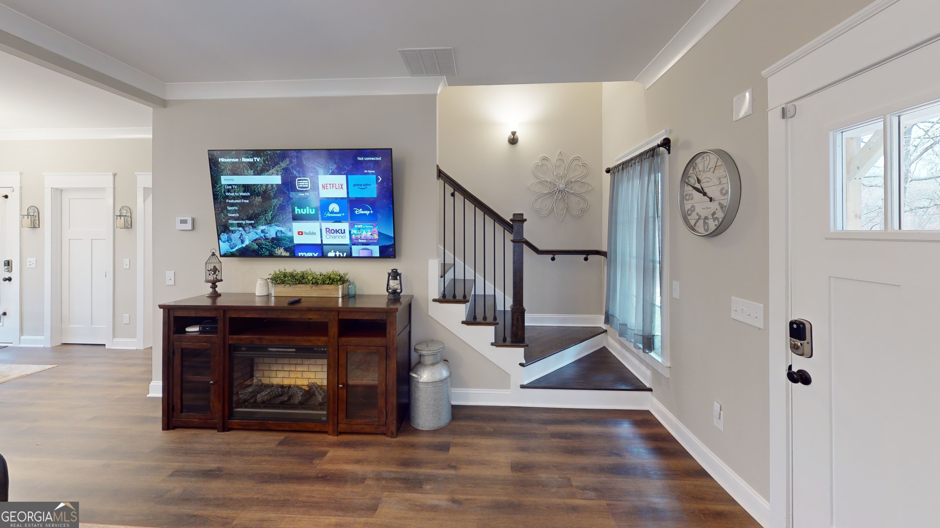 40 Luther Knight Road Southeast Cartersville, GA 30121 - Photo 13 of 22 a view of entryway livingroom and hall with wooden floor