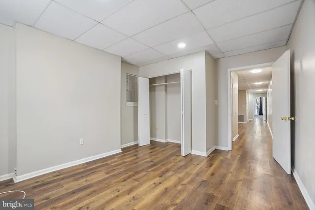 a view of a large white building