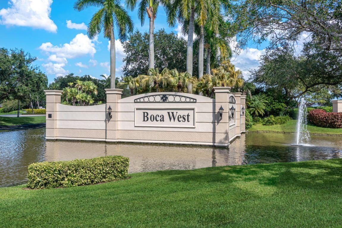 Boca West Entrance