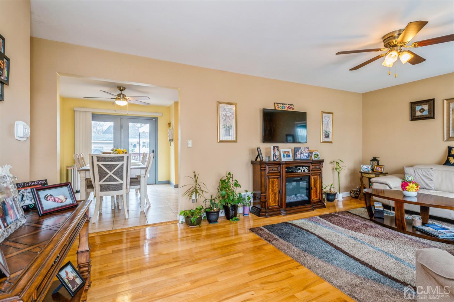 17 Longview Road Old Bridge, NJ 08857 - Photo 8 of 18 a living room with fireplace furniture and a flat screen tv