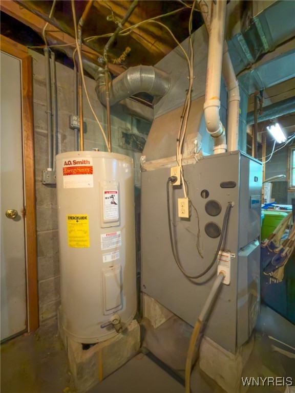 2245 Thomas Road Sheldon, NY 14167 - Photo 38 of 39 hot water heater and furnance for main house