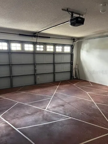 a view of a garage