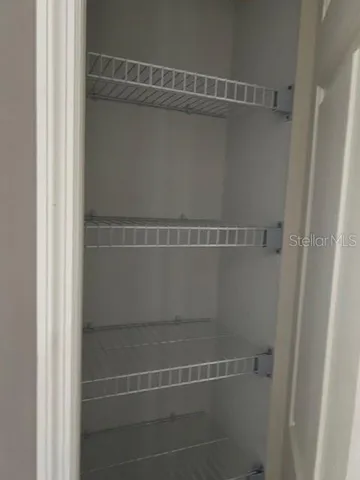 a view of a walk in closet