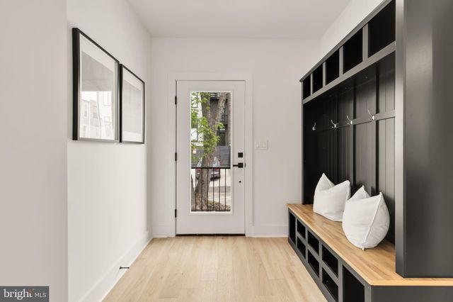 a view of kitchen and utility room