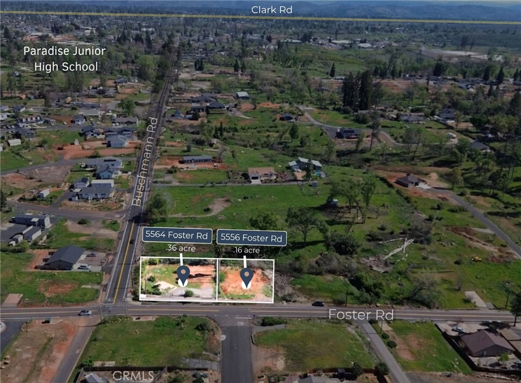 5556 Foster Road Paradise, CA 95969 - Photo 2 of 18 an aerial view of a residential houses with outdoor space