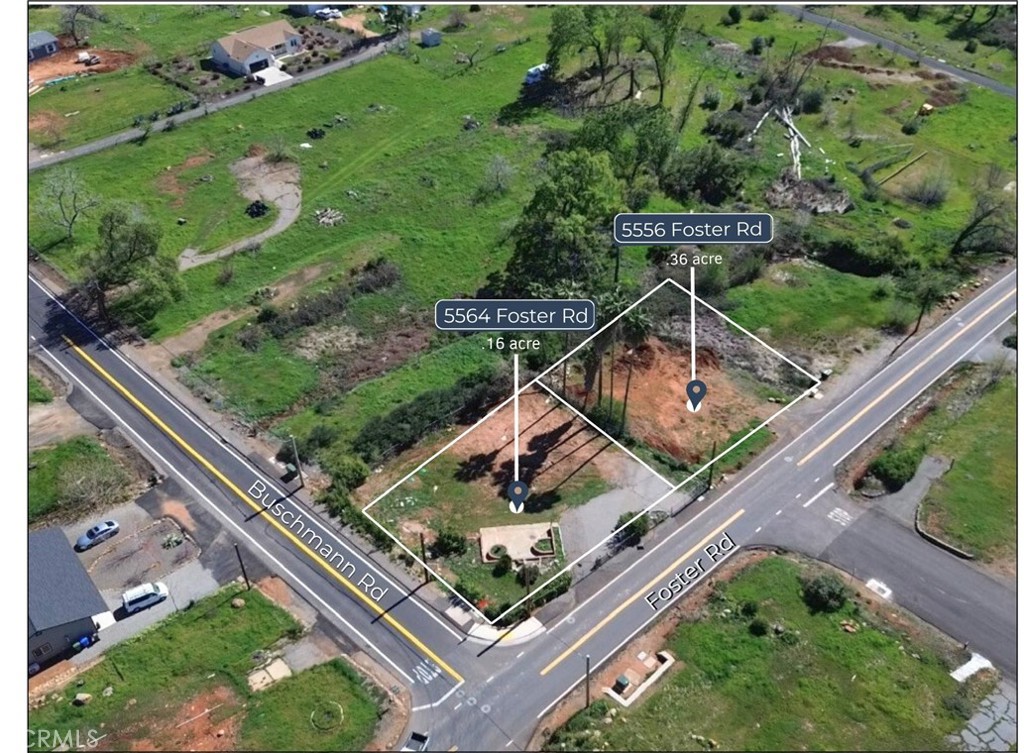 5556 Foster Road Paradise, CA 95969 - Photo 6 of 18 an aerial view of a house with a garden