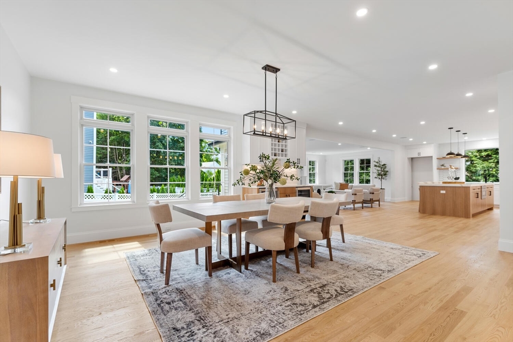 15 West Chardon Road Winchester, MA 01890 - Photo 9 of 42 a view of a dining room with furniture window and outside view