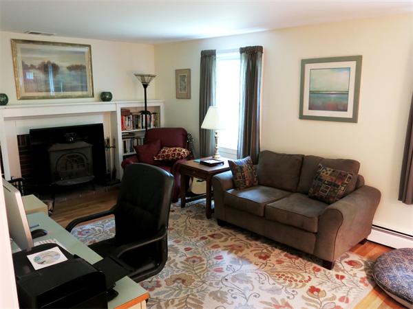 167 Bare Hill Road Boxford, MA 01921 - Photo 14 of 28 a living room with furniture and a fireplace