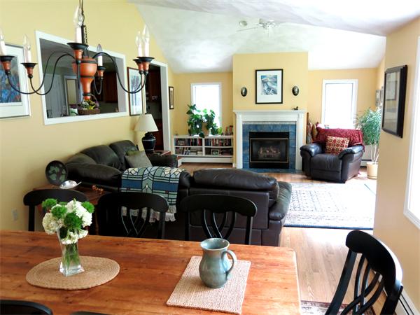 167 Bare Hill Road Boxford, MA 01921 - Photo 5 of 28 a living room with furniture and a fireplace