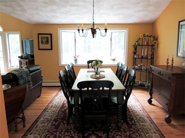 167 Bare Hill Road Boxford, MA 01921 - Photo 7 of 28 a view of a dining room with furniture window and wooden floor
