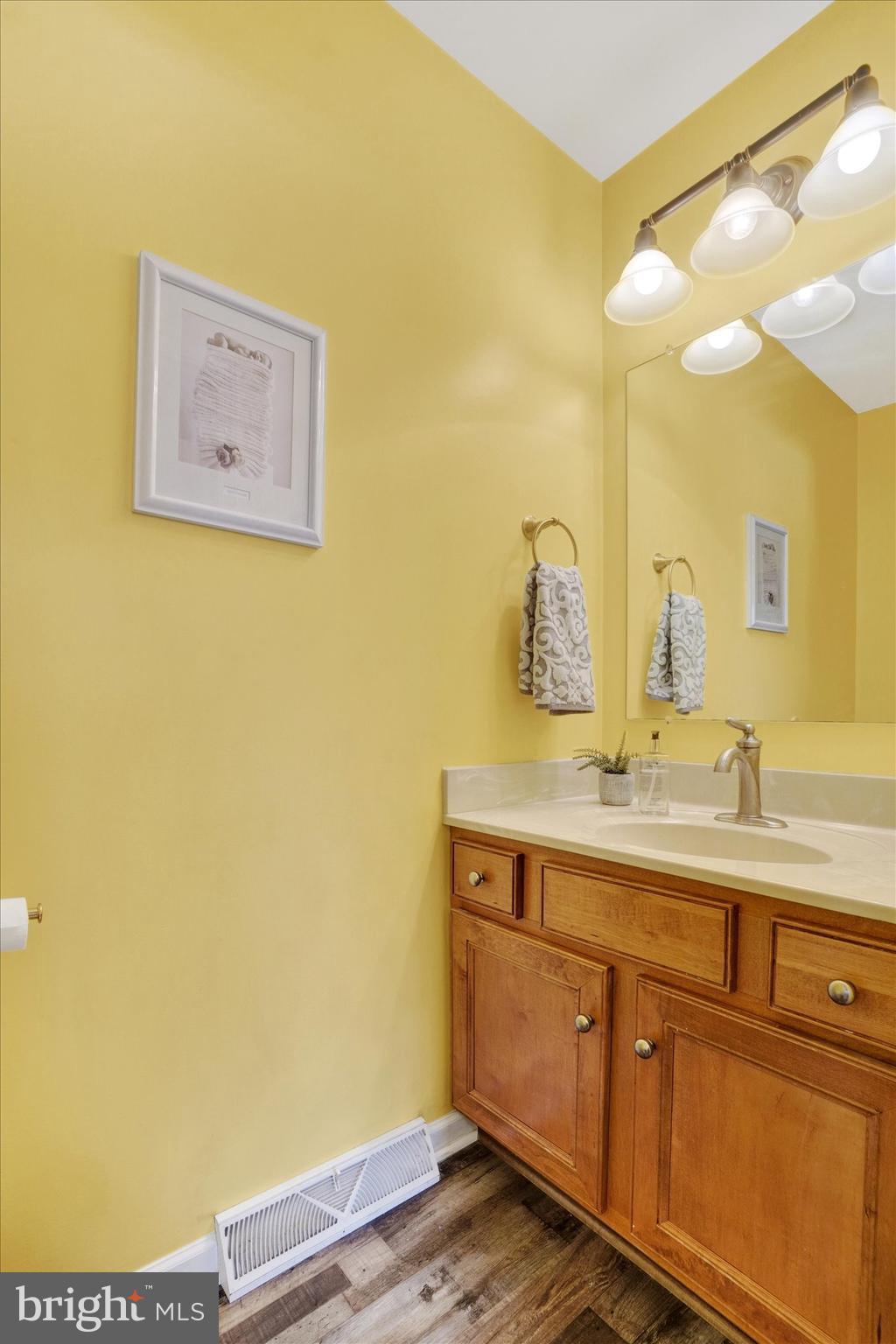 445 Stabley Lane Windsor, PA 17366 - Photo 13 of 26 a bathroom with a sink and a mirror
