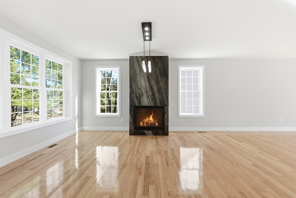 6 Barrows Road Worcester, MA 01609 - Photo 12 of 41 a living room with furniture and a fireplace