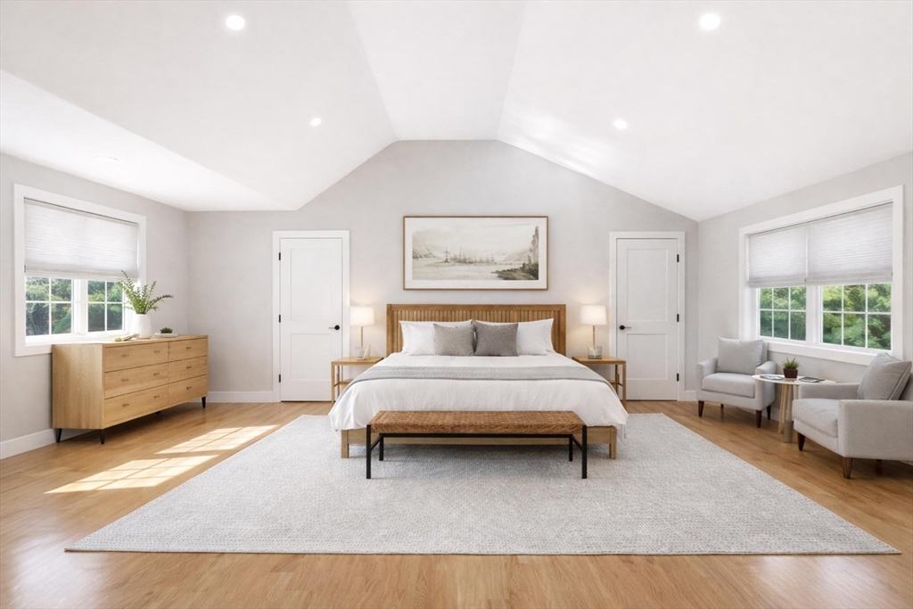 6 Barrows Road Worcester, MA 01609 - Photo 27 of 41 a spacious bedroom with a large bed and a couch