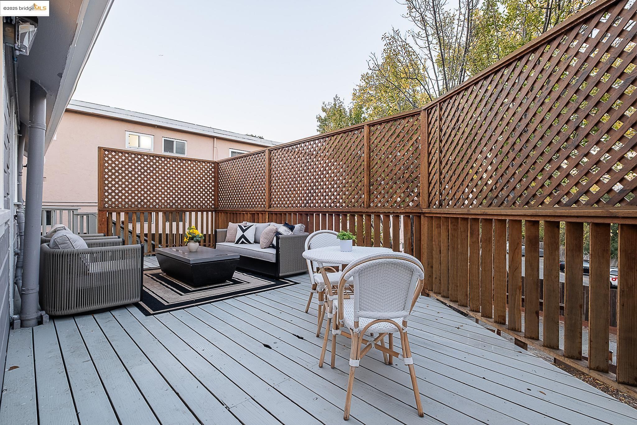 2050 East 30th Street Oakland, CA 94606 - Photo 44 of 48 Deck featuring an outdoor living space