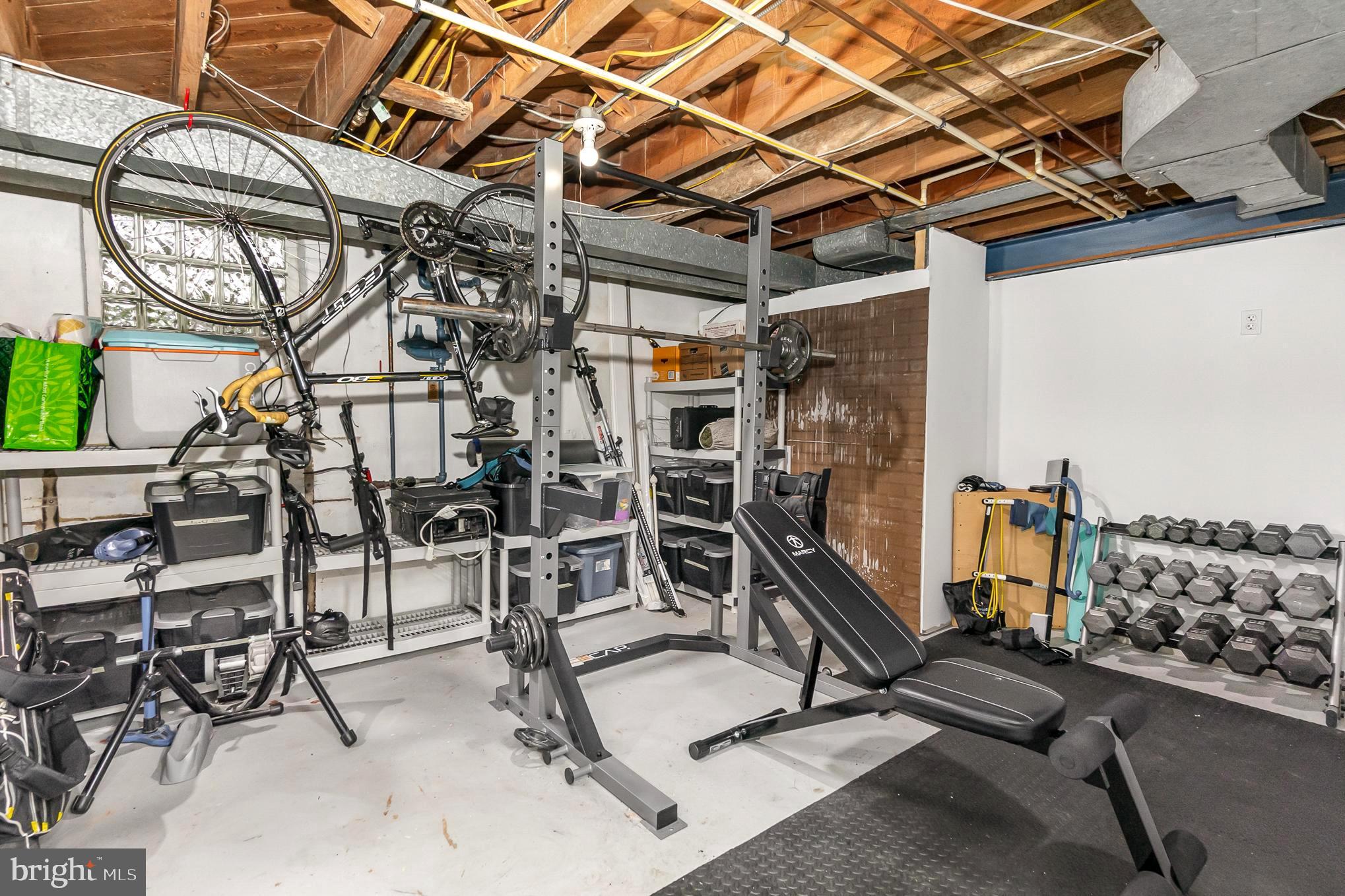 4102 Klausmier Road Baltimore, MD 21236 - Photo 29 of 37 Having storage upstairs freed up space for gym!