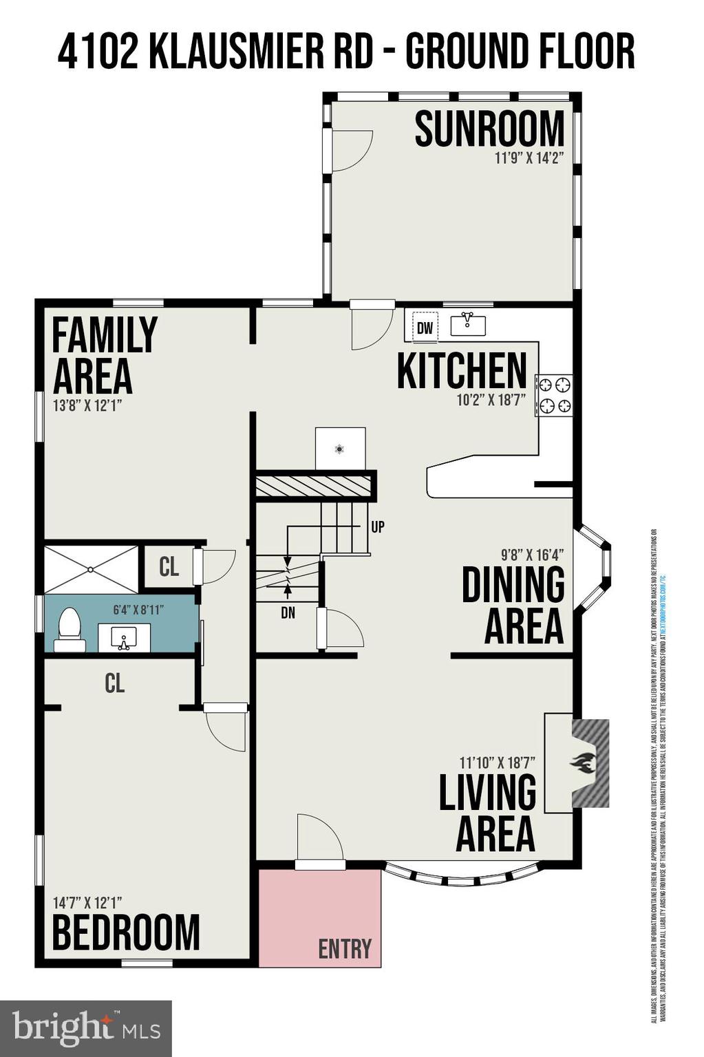 4102 Klausmier Road Baltimore, MD 21236 - Photo 36 of 37 Main Level Floor Plan