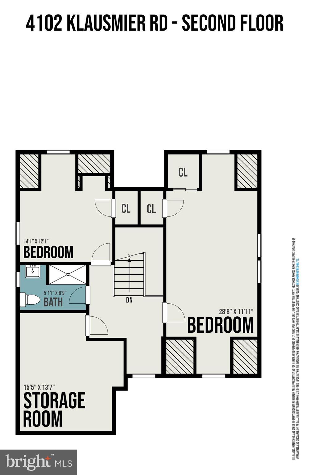 4102 Klausmier Road Baltimore, MD 21236 - Photo 35 of 37 Upper Level Layout