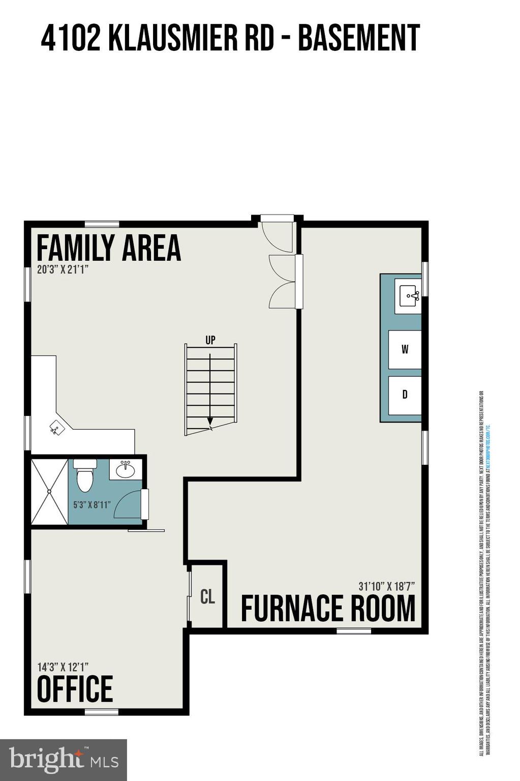 4102 Klausmier Road Baltimore, MD 21236 - Photo 37 of 37 Lower Level Floor Plan