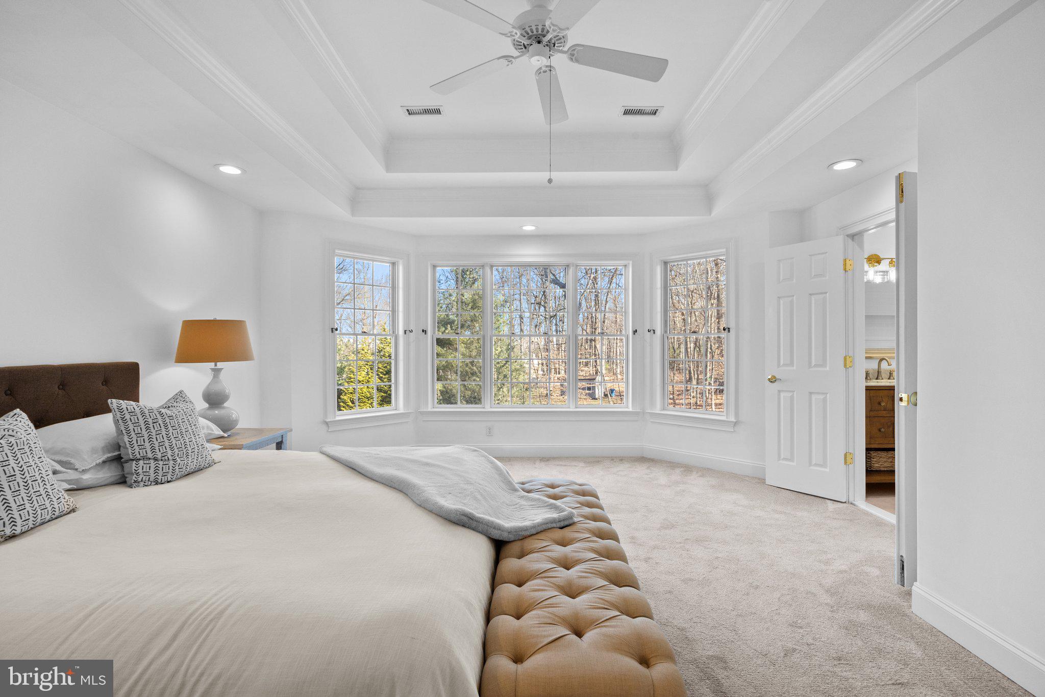 3216 Aquetong Road Doylestown, PA 18902 - Photo 25 of 54 a spacious bedroom with a bed and a window