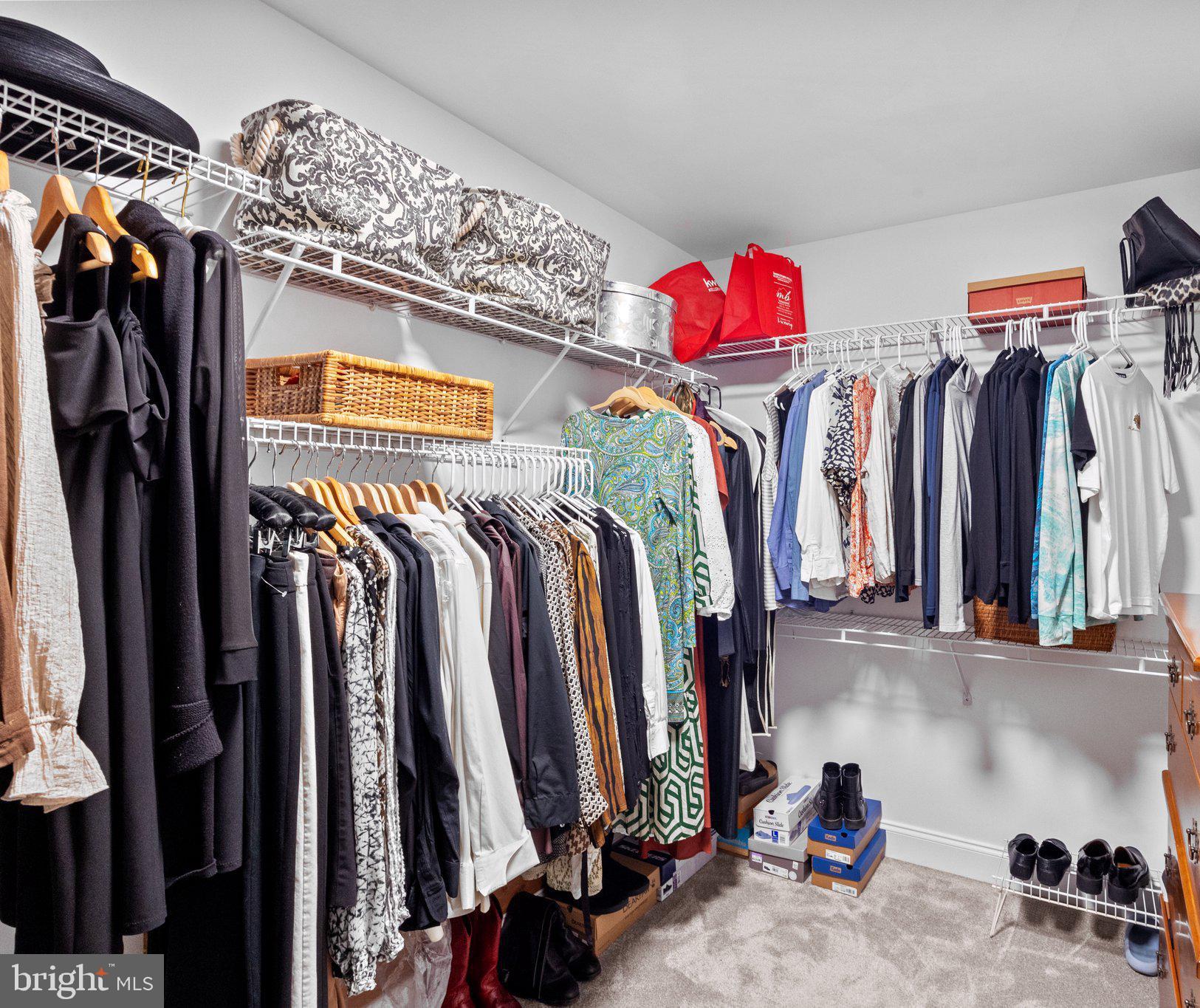 3216 Aquetong Road Doylestown, PA 18902 - Photo 31 of 54 a view of walk in closet with clothes and shoes