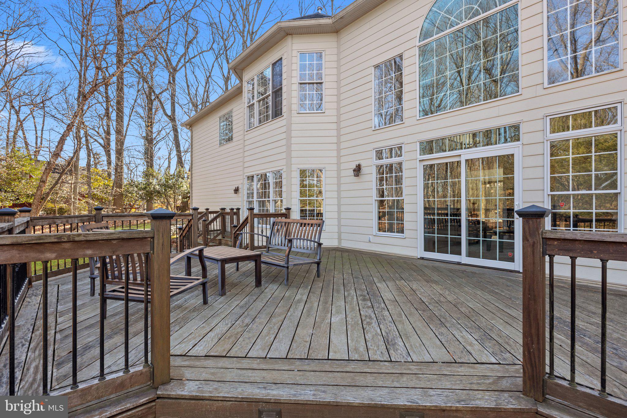 3216 Aquetong Road Doylestown, PA 18902 - Photo 47 of 54 Mult-tiered Garapa Gold hardwood Deck