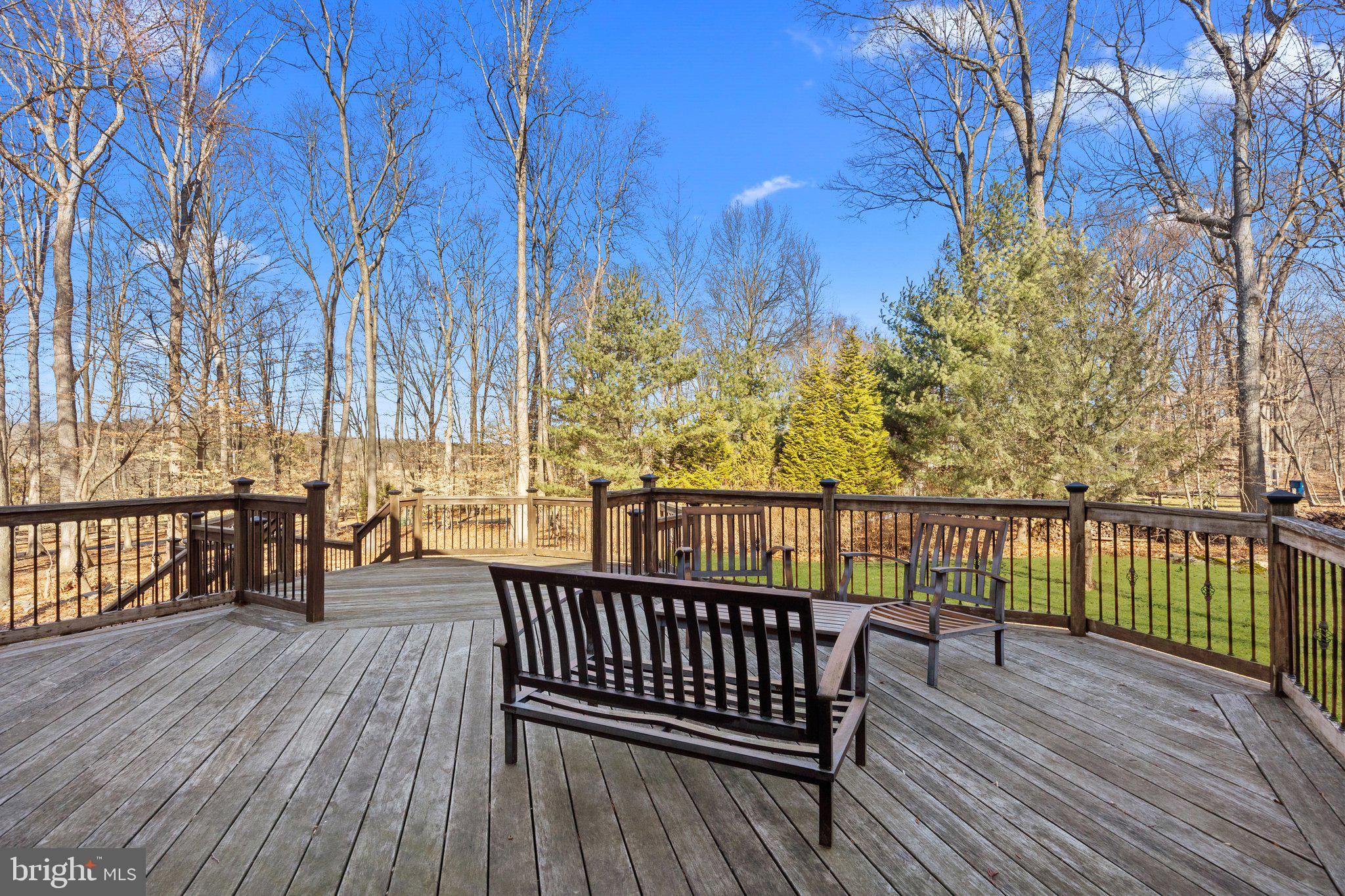 3216 Aquetong Road Doylestown, PA 18902 - Photo 49 of 54 a view of balcony with wooden floor and fence