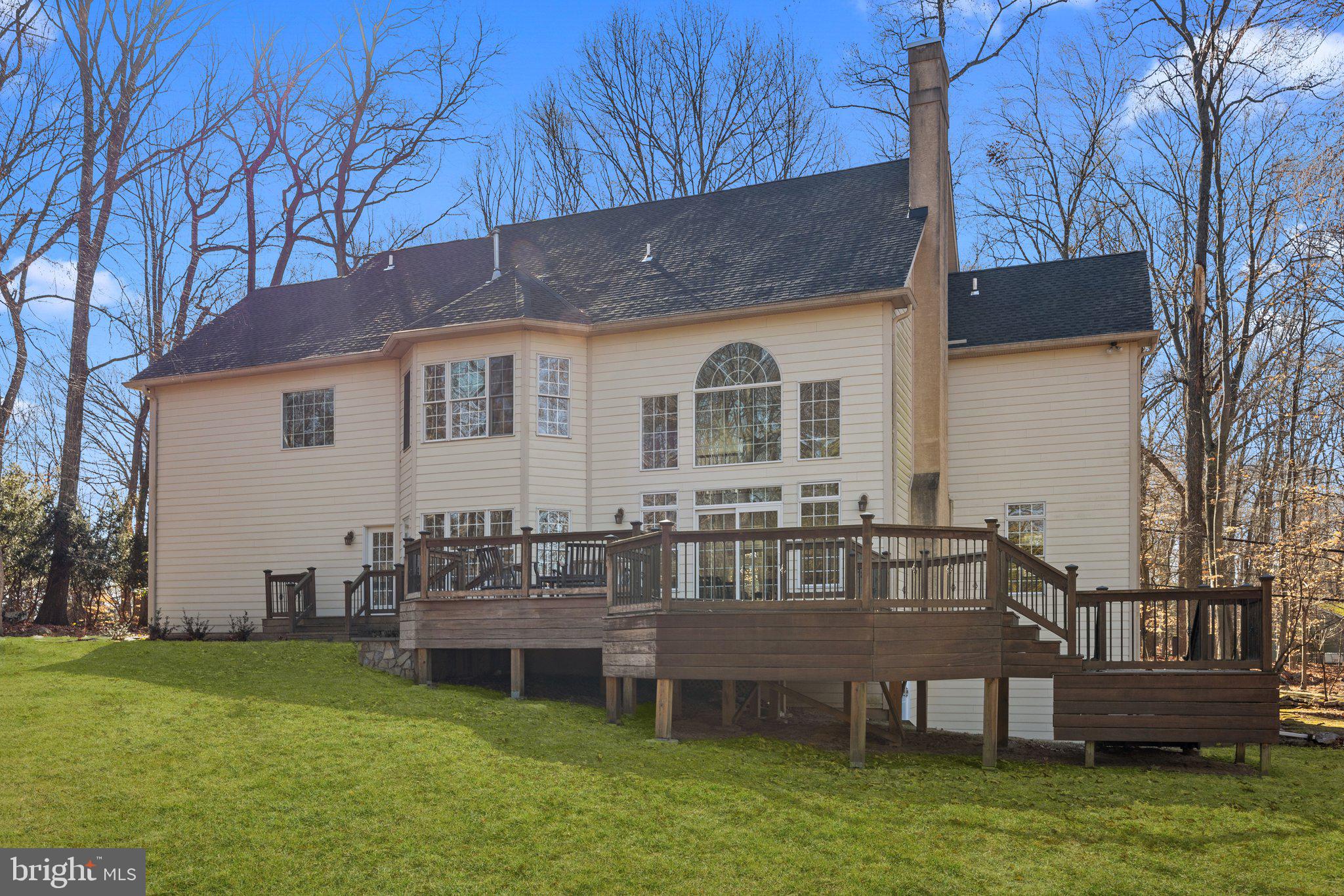 3216 Aquetong Road Doylestown, PA 18902 - Photo 51 of 54 Backyard and multi-tiered Deck