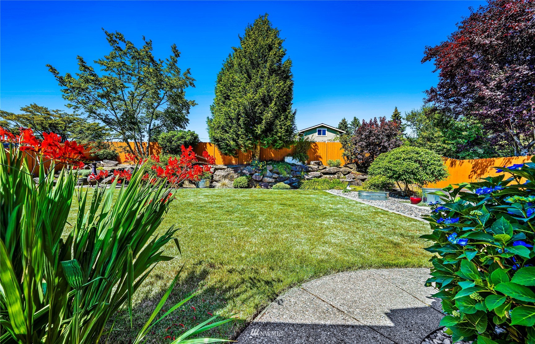 3908 Northeast 22nd Street Renton, WA 98056 - Photo 20 of 32 a view of a yard with plants