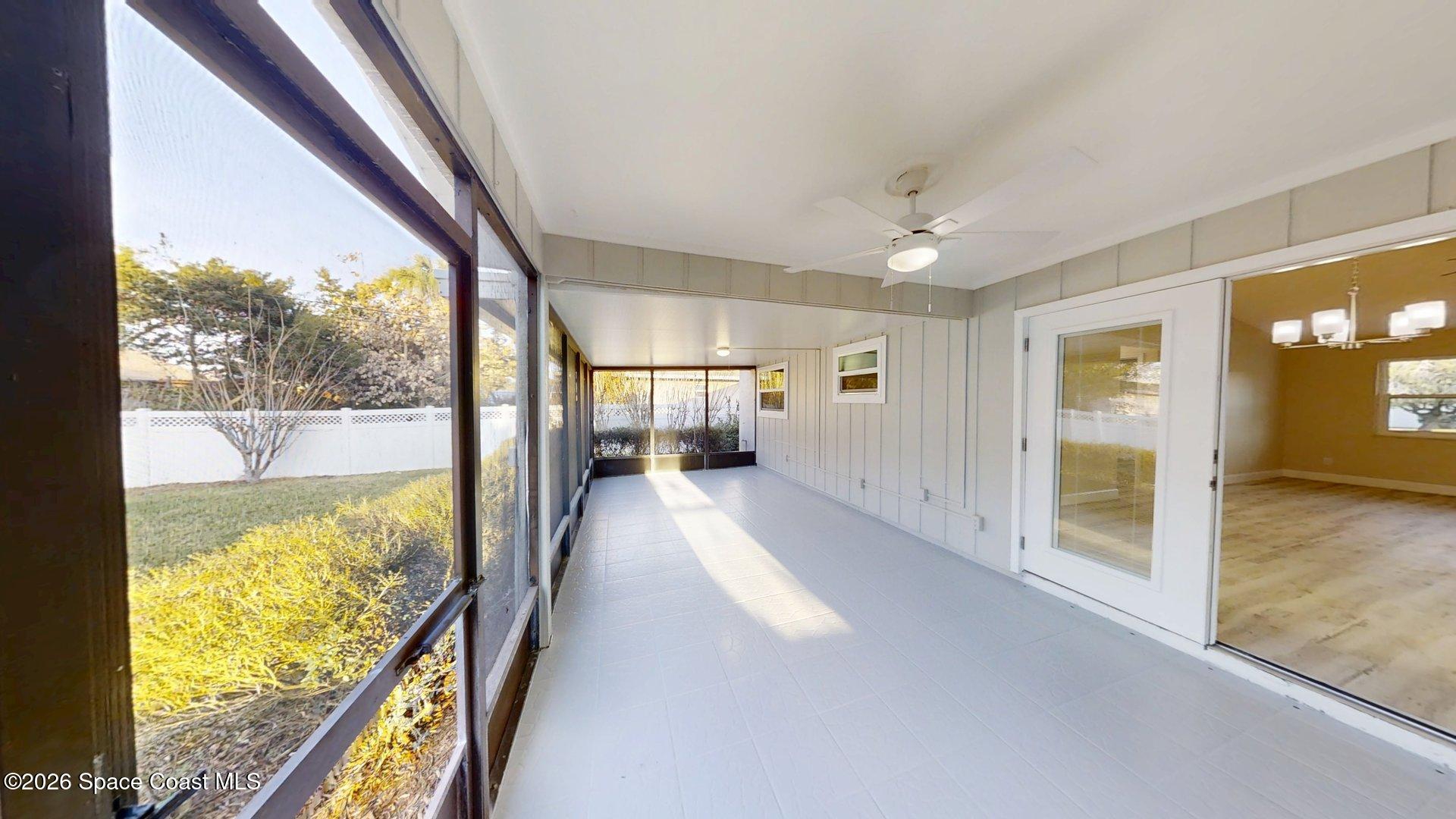 137 Concha Drive Sebastian, FL 32958 - Photo 22 of 29 a view of hallway with a large window