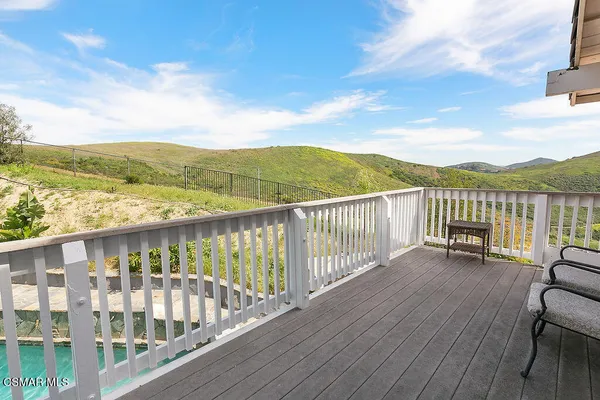 a view of a lake with a house in the background