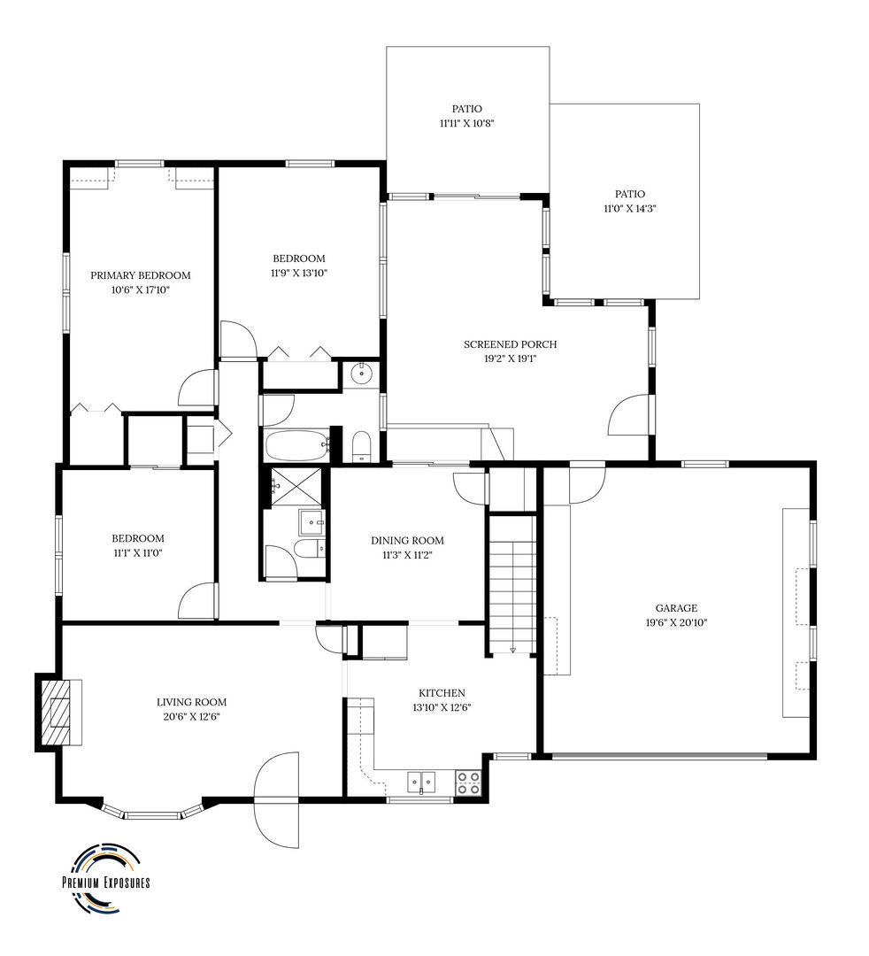 605 South Fair Street Champaign, IL 61821 - Photo 10 of 11 a picture of a floor plan