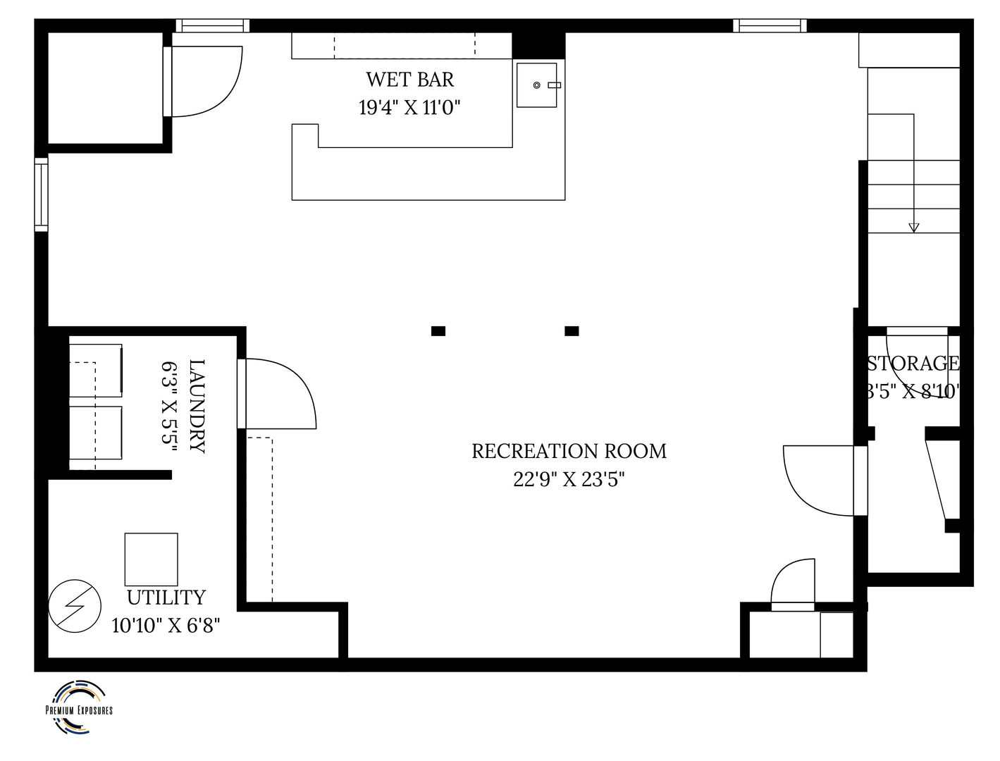 605 South Fair Street Champaign, IL 61821 - Photo 11 of 11 a picture of a wall with a white wall and a white wall