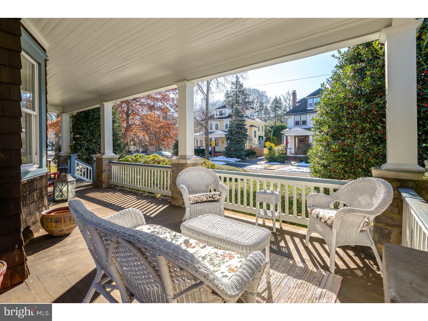 127 Lafayette Avenue Haddonfield, NJ 08033 - Photo 2 of 25 a view of a chairs and table in patio