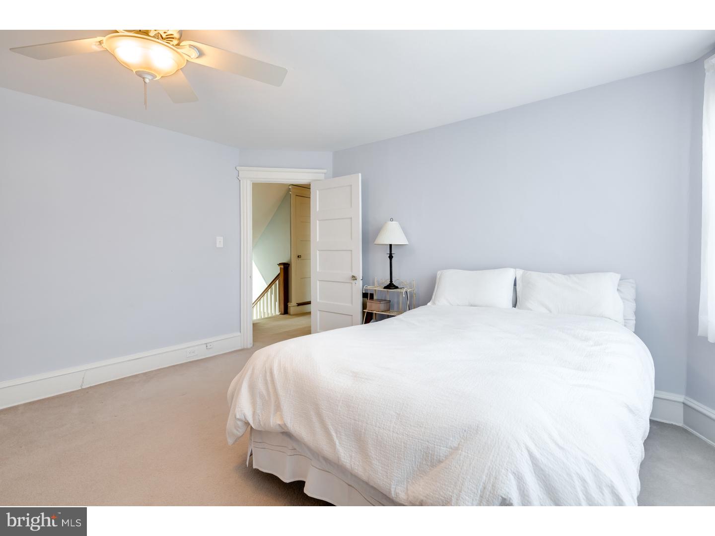 127 Lafayette Avenue Haddonfield, NJ 08033 - Photo 21 of 25 a bedroom with a bed and a night stand