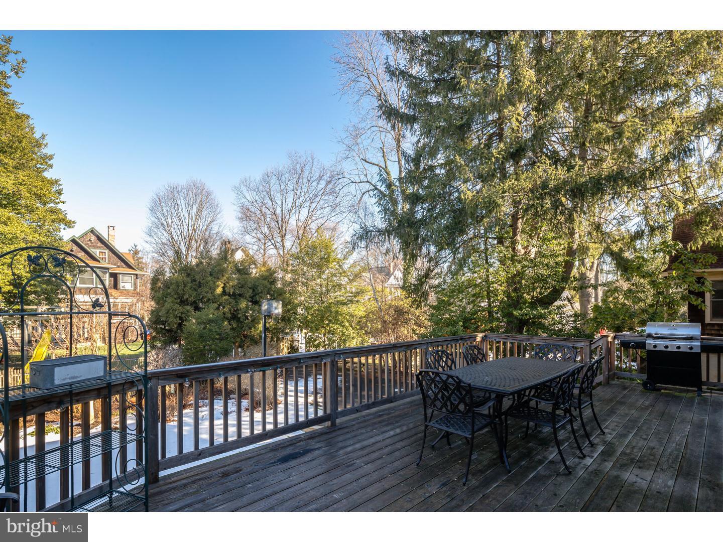 127 Lafayette Avenue Haddonfield, NJ 08033 - Photo 24 of 25 a view of a table and chairs in the balcony