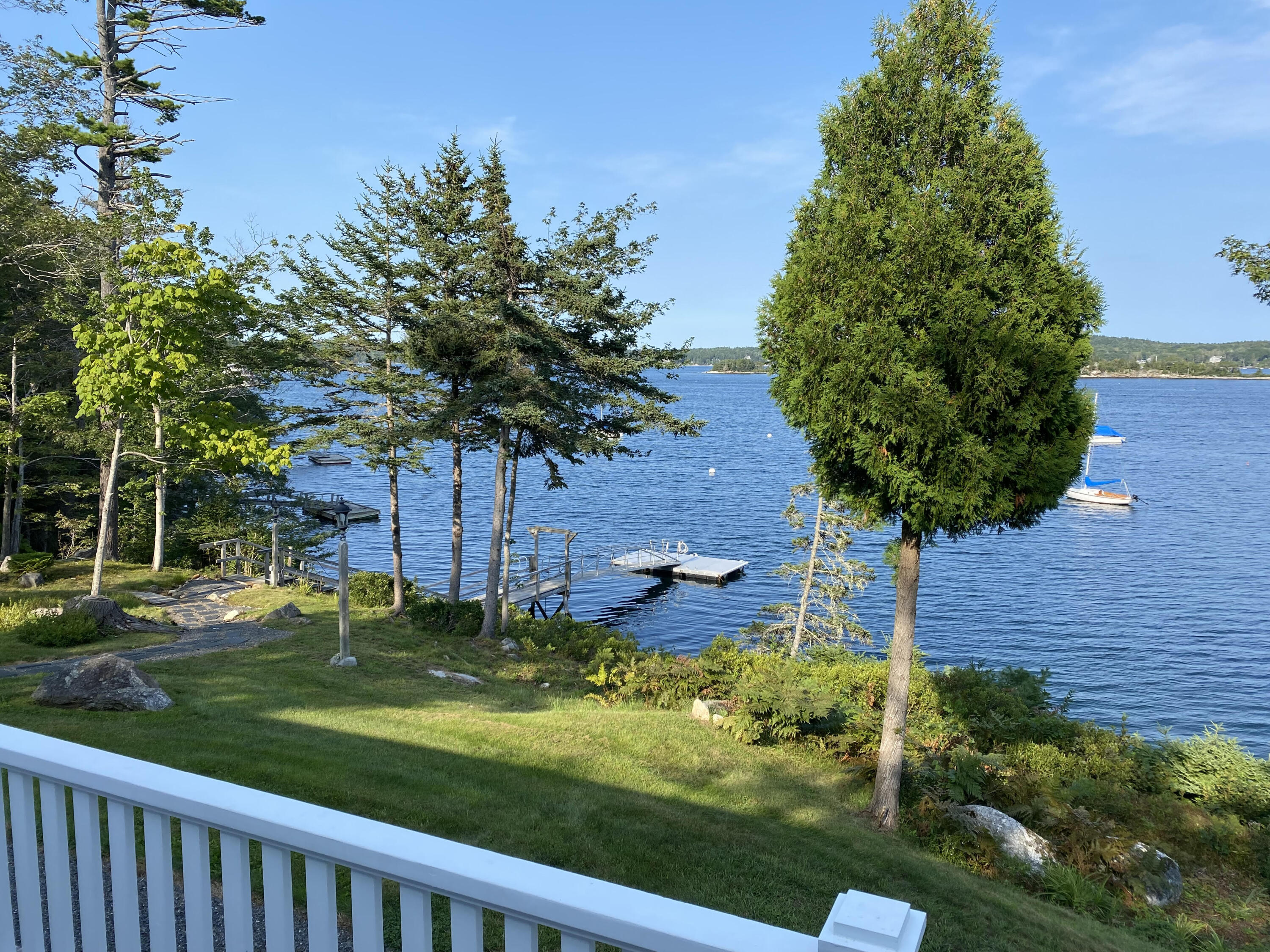 42 Birch Road Boothbay Harbor, ME 04538 - Photo 2 of 8 View from deck