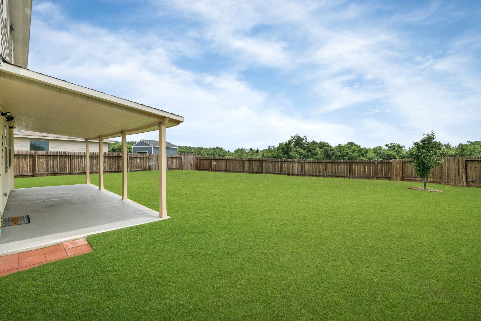 12515 SIlverwood Springs Place Houston, TX 77014 - Photo 31 of 33 New Extended covered Patio