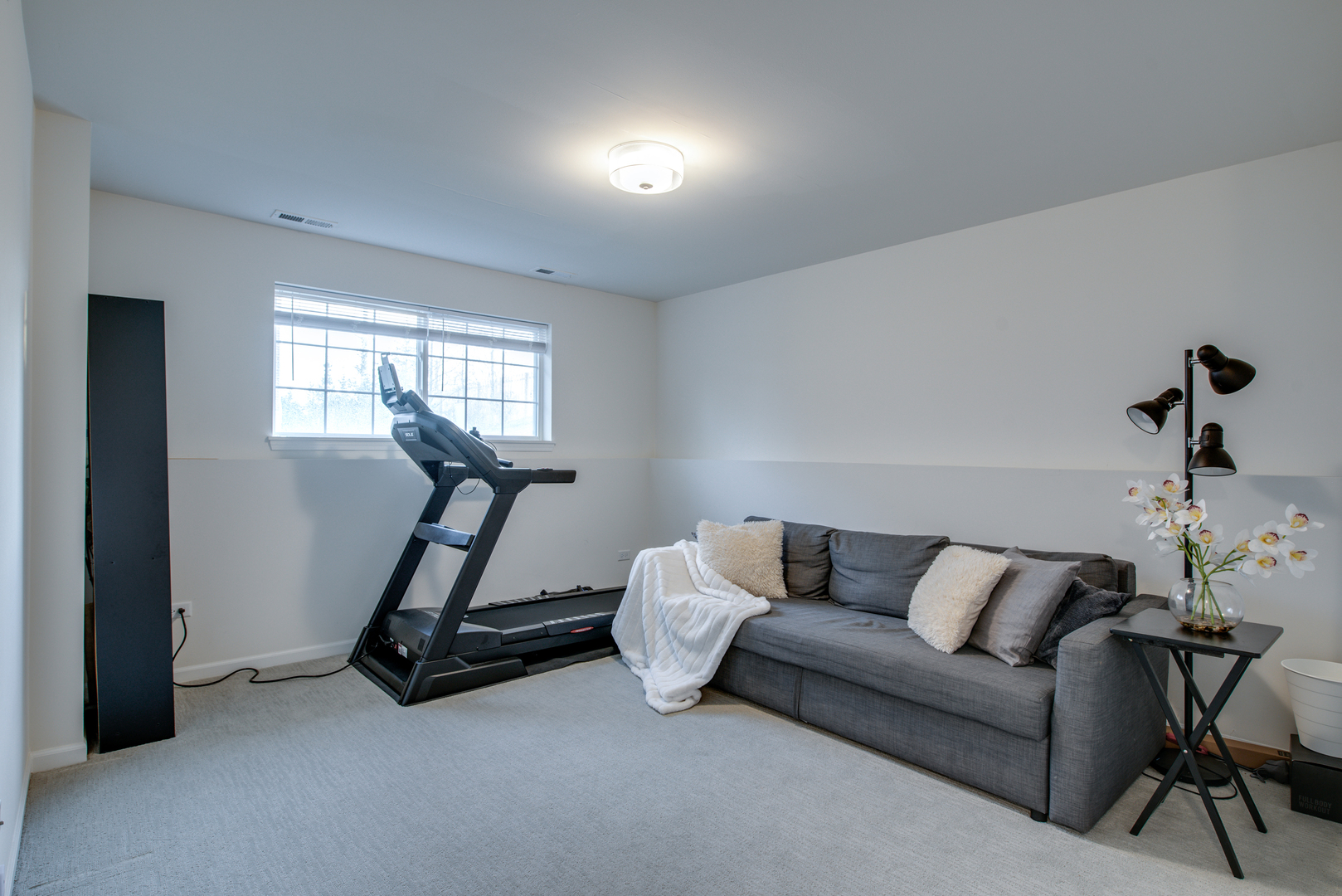 4477 Monroe Court Naperville, IL 60564 - Photo 21 of 23 a living room with furniture a gym equipment and a window