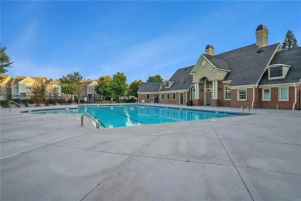a view of a house with a park