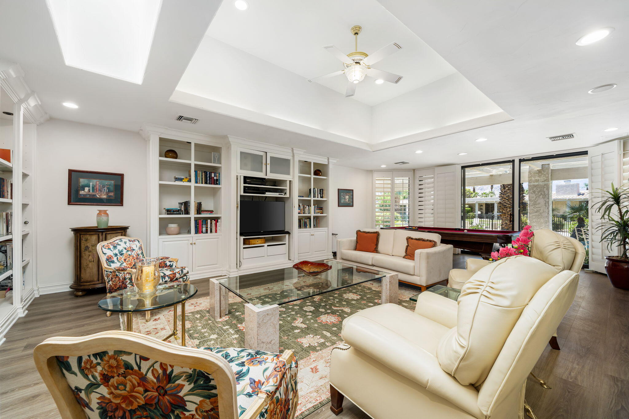 5 Stanford Drive Rancho Mirage, CA 92270 - Photo 12 of 53 a living room with furniture kitchen view and a large window