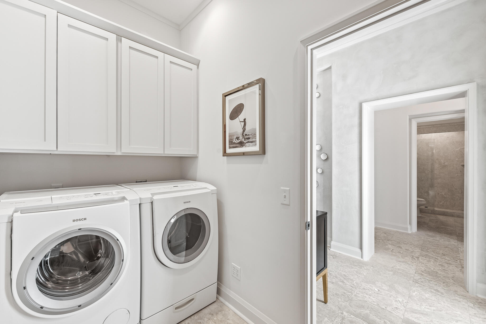 101 Charles Street Inlet Beach, FL 32461 - Photo 19 of 59 a utility room with dryer and washer