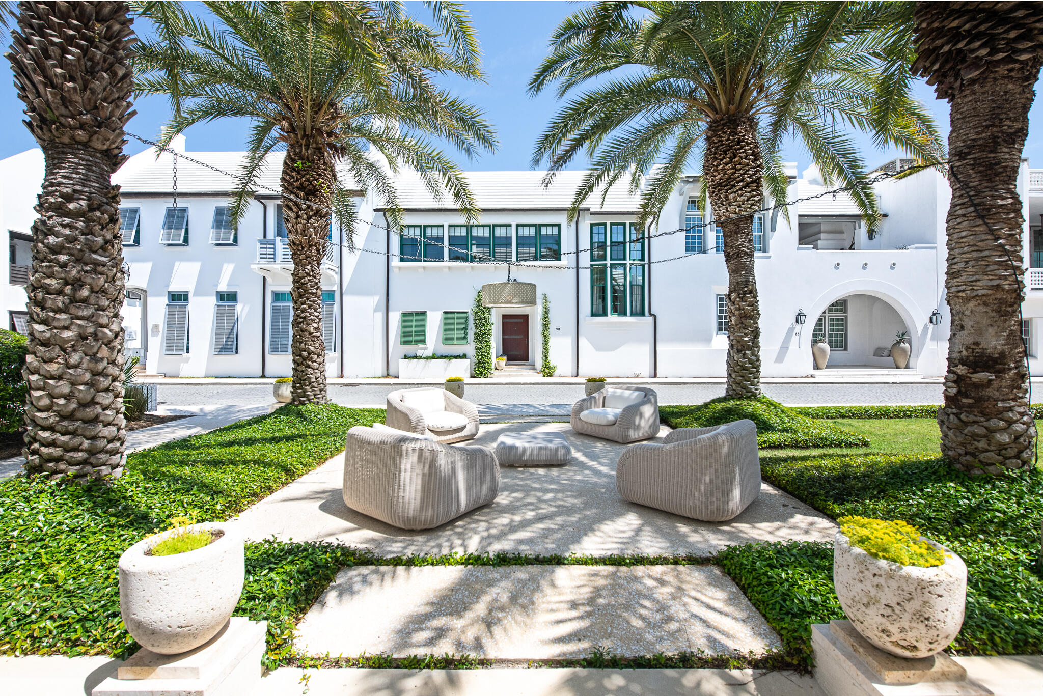 101 Charles Street Inlet Beach, FL 32461 - Photo 2 of 59 a view of a house with backyard sitting area and garden