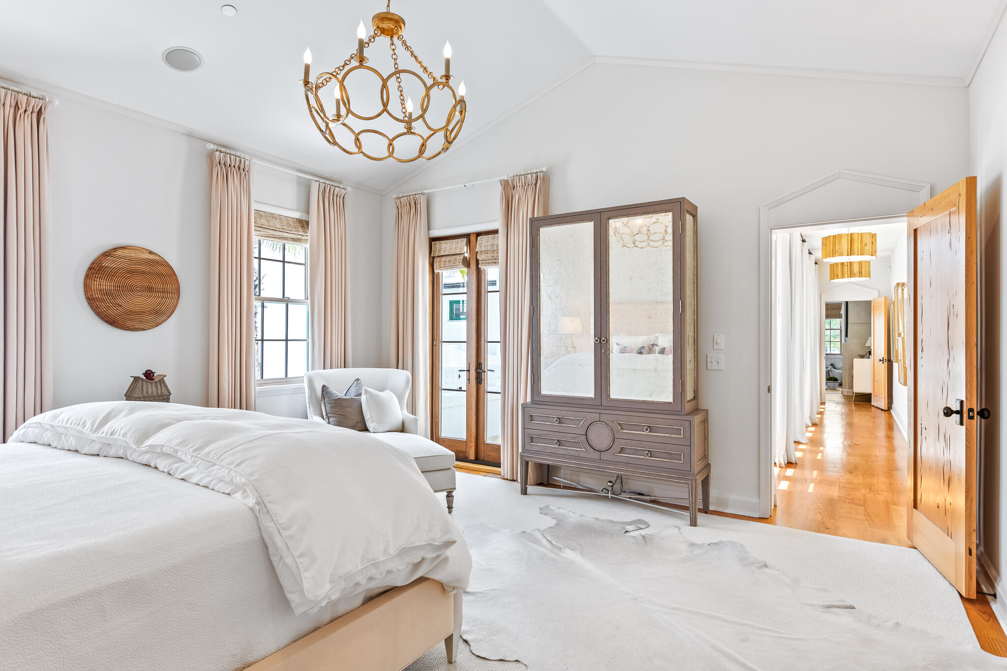 101 Charles Street Inlet Beach, FL 32461 - Photo 22 of 59 a bedroom with a bed and a large window