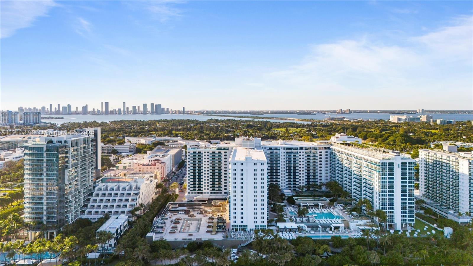 2301 Collins Avenue, Unit 1634 Miami Beach, FL 33139 - Photo 8 of 56 an aerial view of city and lake