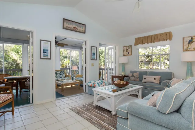 a view of beach and ocean